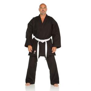 Unisex 100% Cotton Lightweight Stretch BJJ Gi Front Logo Customizable for Comfortable Jiu-jitsu Kimono Martial Arts Training - Product Image 2
