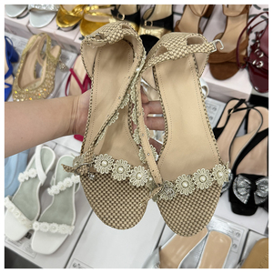 Sandales à talons décontractées pour femmes, styles aléatoires d'été, nouvelle collection, gamme en gros pour les vendeurs en ligne et les acheteurs de boutiques - Product Image 3