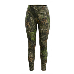 Leggings de Caza de Alto Rendimiento, Cintura Media, Elásticos, Transpirables, de Secado Rápido, Tejidos, Ecológicos, para Aventuras al Aire Libre - Product Image 1