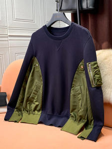 OEM High-quality Color Contrast Sweatshirt Loose Casual Autumn <b>Pullover</b> Sweatshirt for <b>Men</b> and Women - Product Image 3
