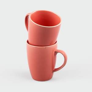Mug à café en céramique 350 ml, design moderne et luxueux, écologique, durable, pièce unique, cadeau de bureau, finition mate rose - Product Image 6