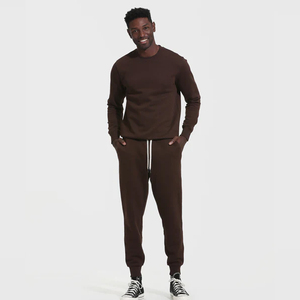 Sweat-shirt personnalisé en coton peigné 100% ringspun à col rond, molleton haute densité, vierge - Product Image 2
