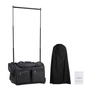 Borsa da ballo con ruote da 23 pollici resistente, con porta USB e appendiabiti regolabile in altezza per uso in palestra - Product Image 1