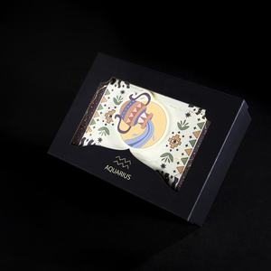 Boîte de papier d'art en carton du zodiaque personnel de luxe RTS Premium artisanat en feuille d'or UV personnalisable pour l'emballage de cadeau d'anniversaire - Product Image 2