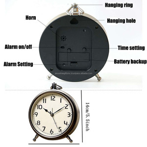 Reloj de escritorio romano analógico de madera decorativa con acabado de pulido de madera Natural con asa para decoración del hogar precio al por mayor - Product Image 3