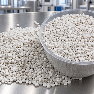 Nouvel arrivage : Masterbatch de carbonate de calcium à granulométrie fine de qualité supérieure pour films soufflés et films extrudés, sous forme de granulés - Product Image 1