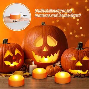Luci LED Jack-O-Lantern Senza Fiamma per Halloween, a Batteria con Telecomando, Timer, Dimmerabili e Lampeggianti - Product Image 3
