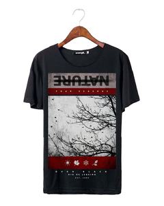 T-shirts pour hommes de sérigraphie personnalisée d'usine directe de haute qualité 100% coton peigné coupe ample t-shirts imprimés à col rond - Product Image 1