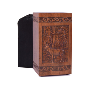 Urnas de Cremación de Madera Natural Ecológicas de Estilo Americano Moderno Hechas a Mano de Súper Calidad - Product Image 3