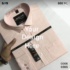 Camisa de negocios formal de manga larga para hombre de alta calidad Color sólido para la temporada de otoño Directo de fábrica - Product Image 1