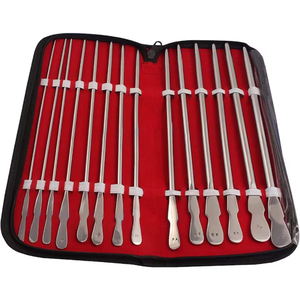 Juego de sondas uretrales Dittel de 14 piezas, instrumentos quirúrgicos de urología y ginecología, kit de herramientas dilatadoras médicas de acero inoxidable - Product Image 1