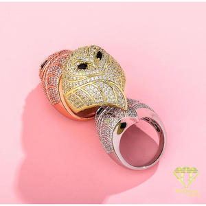 Bague Statement en Argent Sterling 925 avec Diamants de Laboratoire Sertis, Bijoux de Mode Premium pour Détaillants - Product Image 2