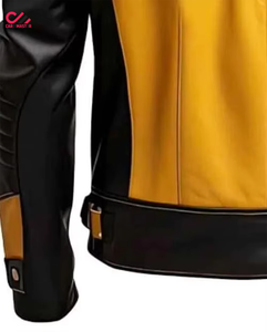 Chaqueta de Cuero Delgada para Hombre de Alta Calidad, Diseño Personalizado con Logotipo Frontal, Resistente al Viento y Transpirable, Superventas - Product Image 6