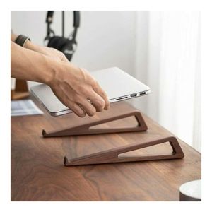 Support d'ordinateur portable en bois réglable 2026 – NOUVEAUTÉ – Idéal pour le bureau à domicile et les voyages - Product Image 6