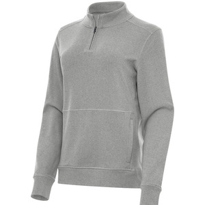 Sweat-shirt d'hiver vintage personnalisé pour homme, manches longues, impression en gros, logo brodé, 100 % polyester, pull polaire à demi-zip - Product Image 5