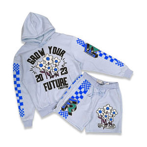 Ensemble confortable de sweat-shirt et short pour homme, style streetwear, tenue de sweat-shirt et short pour homme - Product Image 3