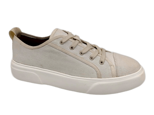 Suela de Goma Blanca con Patrón de Banda de Rodadura Acanalada para Zapatos para Caminar - Product Image 1