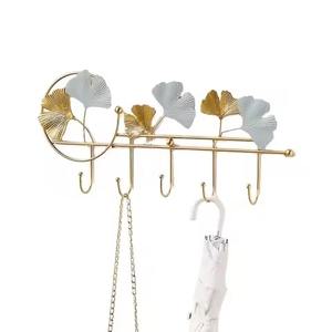 Elegantes Ganchos Metálicos de Pared para Entrada, Perchero para Abrigos, Sombreros y Bolsos, Estante de Almacenamiento de Pared para el Interior del Hogar - Product Image 6