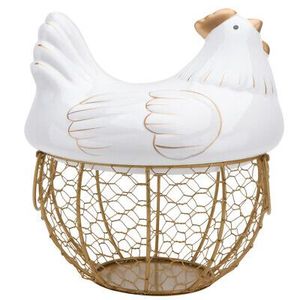 Porte-œufs en métal de haute qualité, conçu pour un rangement sûr et une organisation facile des œufs frais dans la cuisine. - Product Image 2