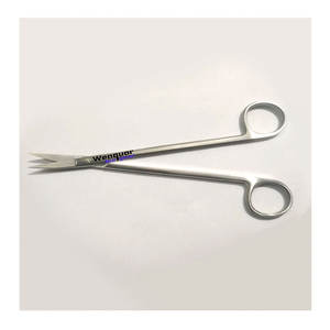 Tijeras Quirúrgicas Dentales Wise de Alta Calidad, 6.25 Pulgadas, Cabeza Angulada, Herramientas Wenquar - Product Image 1