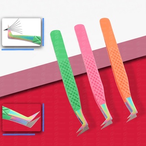 Pochette de pincettes d'extension de cils en gros emballage pour pince à cils 1 pièce antistatique avec logo personnalisé - Product Image 2