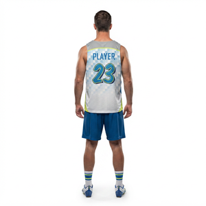 Maillot de lacrosse réversible personnalisé en gros, débardeur en maille pour hommes, maillots de sport sublimés OEM en gros Sialkot - Product Image 2