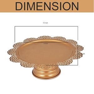 Support à gâteau incassable pour mariage et festival, présentoir rond pour cupcakes, plateau de service, ensemble de présentation de gâteaux ronds pour table - Product Image 3