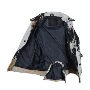 Veste en cuir véritable de vache vintage décontractée pour homme, nouvelle collection hiver, avec poche zippée, respirante et coupe-vent, idéale pour la moto - Product Image 4