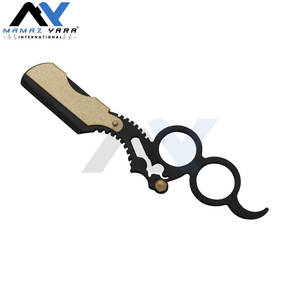 Navaja de afeitar de cuchilla única recta Ring Razors para hombres, profesional, tipo Cut Throat, herramienta de aseo para uso en salón y hogar - Product Image 2