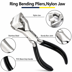 Pince à bijoux multi-usages en nylon pour plier, envelopper, façonner des anneaux et des matériaux métalliques souples - Product Image 3