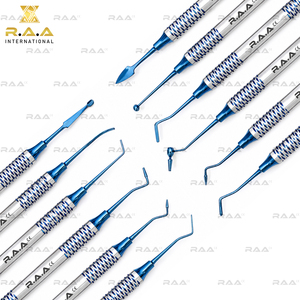 Kit de Restauration Dentaire en Composite avec Instruments Bleus Revêtus de Titane, 6 Pièces, Instruments Dentaires RAA-411 Certifiés CE, Qualité Supérieure - Product Image 6