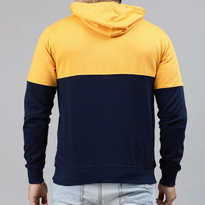 Sudadera con Capucha para Hombre, Diseño Color Block, Cierre Frontal con Cremallera, Bolsillos, Tejido de Algodón, Corte Regular, Estilo Casual, Otoño-Invierno 2026 - Product Image 2