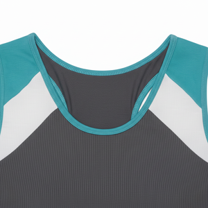 เสื้อกล้ามทรงคลาสสิค ผ้าริบ ยืดได้เต็มที่ คอวี แขนกุด สำหรับผู้หญิง - Product Image 2