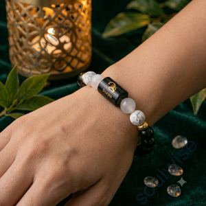 Pulsera de Cuentas con Amuleto de Escorpio (Cuarzo) - Regalo de Aniversario Moderno - Product Image 6