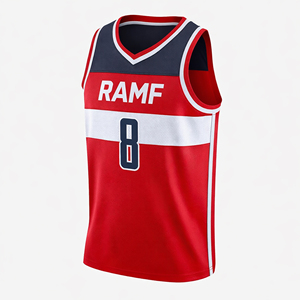 Maillot de basket-ball en mesh pour homme, impression par sublimation personnalisée, logo, uniforme de basket-ball - Product Image 4