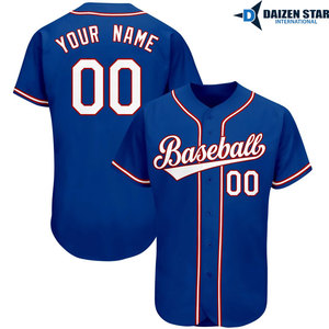 Men Baseball Jersey Custom Logo Team Wear Quick Dry Athletic Uniform Shirt - Product Image 2