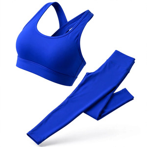 Conjunto Deportivo para Mujer, Leggings y Sujetador Deportivo Personalizable, Sin Varillas, Transpirable, de Secado Rápido, Tejido Sin Costuras, para Todas las Temporadas - Product Image 5