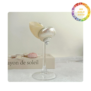 Premium Seashell Decorative Glass for Restaurant Events and <b>Party</b> <b>Table</b> Styling - Product Image 3