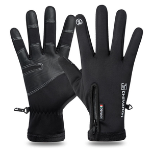 Guantes de Invierno para Esquí y Montañismo, con Cierre, Pantalla Táctil, Resistentes al Viento, Cálidos, Impermeables, Ignífugos, de Piel de Cabra, Dedos Completos - Product Image 2