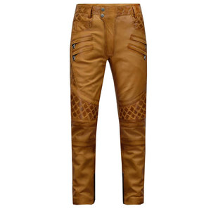 Pantalones de Cuero Casuales Rectos para Hombre, Tallas Grandes, Diseño Nuevo, Alta Calidad, Ligeros, Transpirables, Cintura Alta, Opciones Personalizadas - Product Image 2
