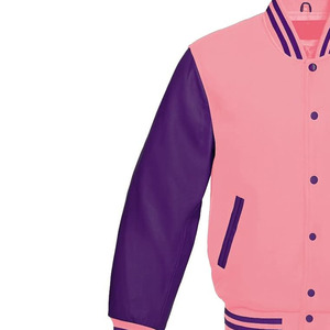 Blouson universitaire élégant, blouson bomber tendance, corps en laine de qualité supérieure, streetwear, fabricant OEM - Product Image 5