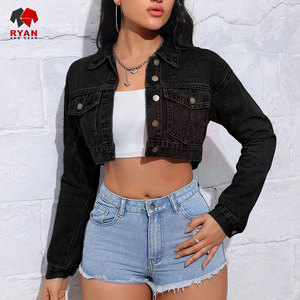 Ryan Pro Gear <b>Customized</b> <b>Denim</b> <b>Jacket</b> For Women Breathable and Comfortable Fabric with <b>Customized</b> Logo OEM Design - Product Image 3