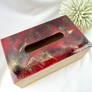 Porte-serviettes carré de petite taille avec logo personnalisé de haute qualité, boîte à mouchoirs en résine moderne, durable, pour la maison, l'hôtel, le restaurant, le bureau, meilleur prix - Product Image 1