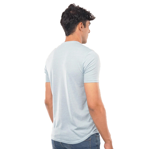 T-shirts pour hommes en coton surdimensionnés, grande taille, avec logo graphique personnalisé, couleur unie, épaules tombantes, impression numérique - Product Image 4