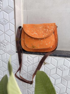 Bolso de Mano Ligero de Cuero Metálico para Mujer, Estilo Bohemio Gitano, Cuero Auténtico, Hecho a Mano, para Uso Diario, 2026 - Product Image 4