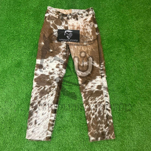 UNBRIDLEDS INDUSTRY 2026 Pantalon évasé unisexe en cuir véritable de vachette pleine fleur pour homme, hiver, audacieux, élégant, coupe cloche, élastique - Product Image 1