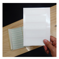 Impression inverse imperméable pour le verre ou le plastique