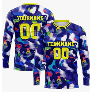 Camiseta de Baloncesto de Manga Larga para Hombre, 100% Poliéster, Transpirable, de Secado Rápido, con Estampado Digital, Precio al por Mayor - Product Image 5