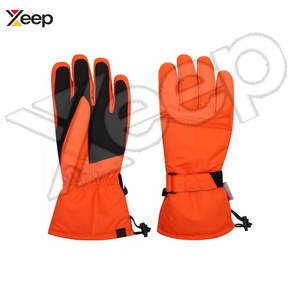 Guantes de Esquí de Cuero de Alta Calidad, Impermeables, Aislantes, con Pantalla Táctil en los Dedos, Cierre de Gancho y Bucle, Unisex, para Invierno - Product Image 5