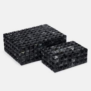 Boîtes en bois décoratives en corne de buffle, faites à la main, en os naturel, pour fruits secs, bijoux, artisanat en bois, décorations murales - Vente en gros - Product Image 6